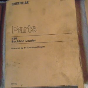 Caterpillar 436 Backhoe Loader 5KF1 Parts Manual