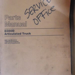 Caterpillar D300D Articulated Truck 5MG1 Parts Manual