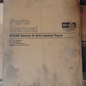 Caterpillar D350E Series 2 Articulated Truck 2XW1 Parts Manual