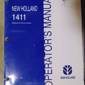 New Holland 1411 Swather Operator Manual