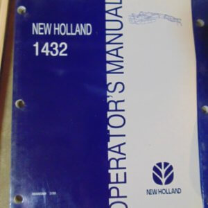New Holland 1432 Operator Manual