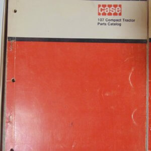 Case 107 Compact Tractor Parts Manual