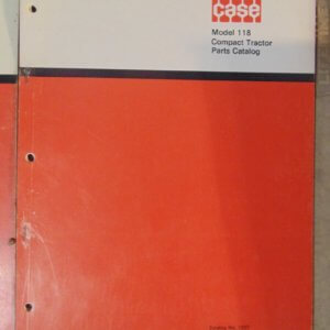 Case 118 Compact Tractor Parts Manual