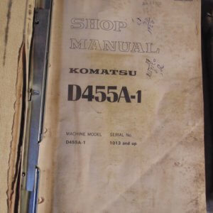 Komatsu D455A-1 Bulldozer Service Manual