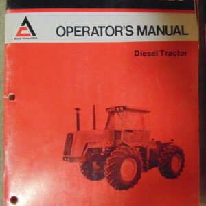 Allis Chalmers Diesel Tractor 4W-220 Operator Manual