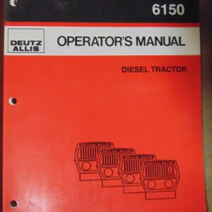 Allis Chalmers Diesel Tractor 6150 Operator Manual