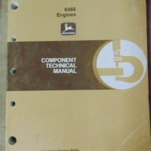 John Deere JD6466 Engine Component CTM-1 (2-87) Technical Manual