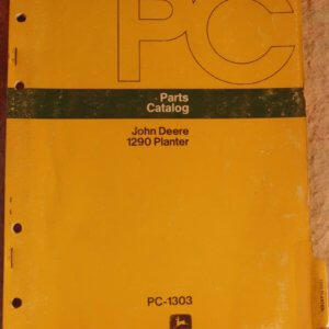 John Deere 1290 Planter Parts Manual