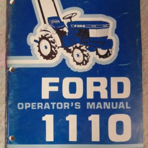 Ford 1110 Operator Manual