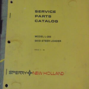Sperry New Holland C250 Skid Steer Loader Parts Manual