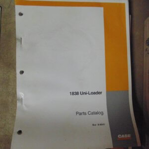 Case 1838 Uniloader Parts Manual