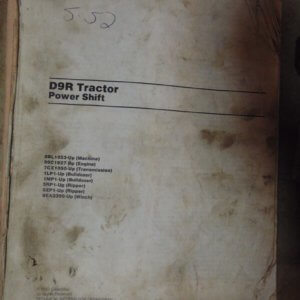 Caterpillar D9R Tractor Powershift Parts Manual