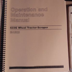 Caterpillar 623G Wheel Tractor Scraper Operation & Maintenance Manual