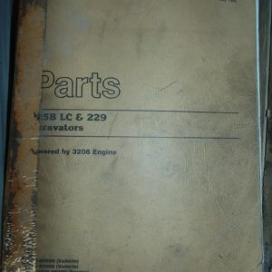 Caterpillar 225 LC & 229 Excavator Parts Manual