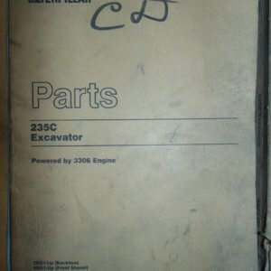 Caterpillar 235C Excavator Parts Manual
