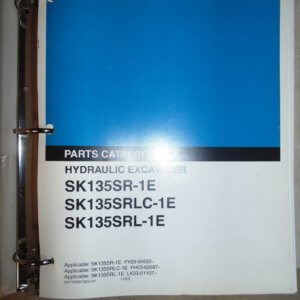 Kobelco Hydraulic Excavator Parts Manual
