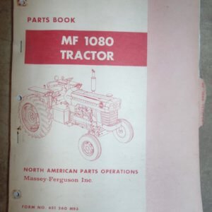 Massey Ferguson MF1080 Tractor Parts Manual