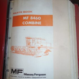 Massey Ferguson 8460 Combine Parts Manual
