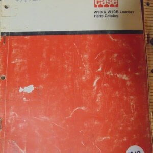 Case W9B & W10B Loaders Parts Manual