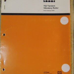 Case 752 Tandem Vibratory Roller Parts Manual