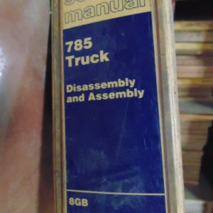 Caterpillar 785 Truck Disassembly & Assembly Service Manual