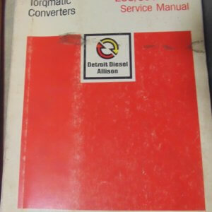 Allison 200 & 300 Series Torqmatic Converters Service Manual