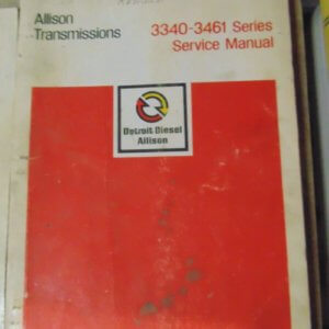 Allison Transmission 3340-3461 Series Service Manual