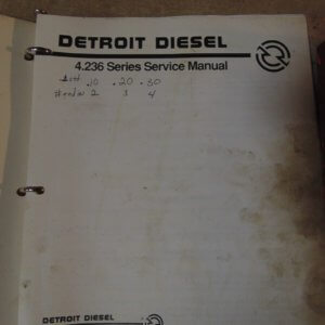 Detroit Diesel 4.236 Series Service Manual