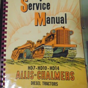 Allis Chalmers HD7, HD10, HD14 Service Manual