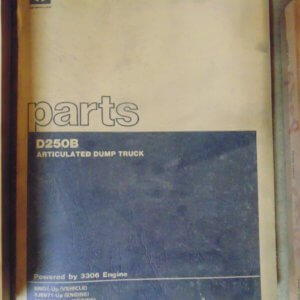 Caterpillar D250B Articulated Dump Truck 5WD1 Parts Manual