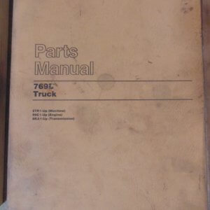 Caterpillar 769D Truck 5TR1 Parts Manual