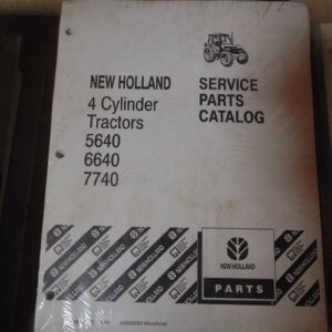 New Holland 5640, 6640, 7740 4 Cylinder Tractor Parts Manual