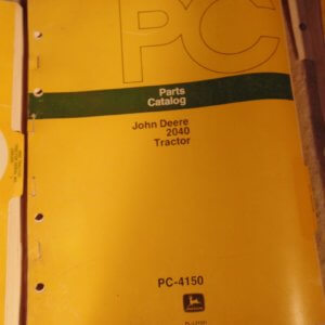 John Deere 2040 Tractor PC-4150 Parts Manual