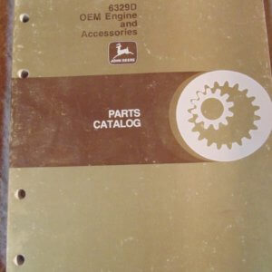 John Deere 6329D OEM Engines Parts Manual