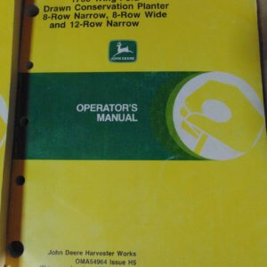 1760 Wing Fold Drain Conservation 8 Row Narrow, 8 Row Wide & 12 Row Narrow Planters Operator Manual