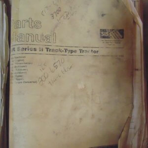 Caterpillar D8R Series II Track Type Tractor 2YZ1 Parts Manual