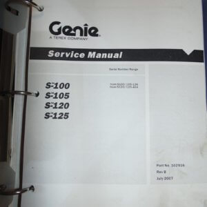 Genie S-100, S-105, S-120, S-125 Service Manual