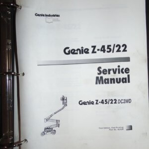 Genie Z-45/22, Z-45/22 DC2WD Service Manual