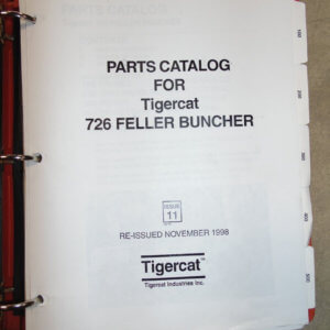 Tigercat 726 Feller Buncher Parts Manual