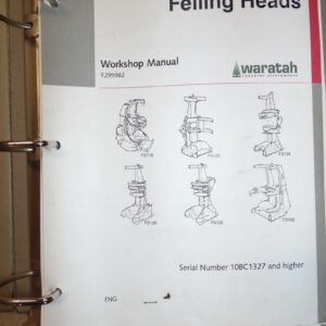 Waratah Disc Saw Felling Heads Service Manual