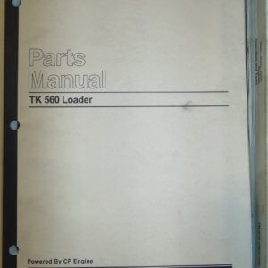 Timberking TK 560 Loader Parts Manual