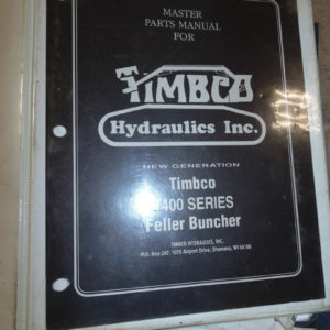 Timbco T400 Series Feller Buncher Parts Manual