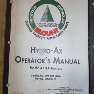 Hydro-Ax 411EX Tractor Operator Manual