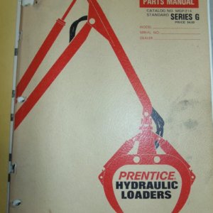 Prentice Series G Hydraulic Loader Parts Manual
