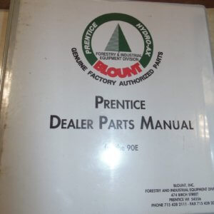 Prentice 90E Parts Manual