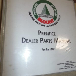 Prentice 120E Parts Manual