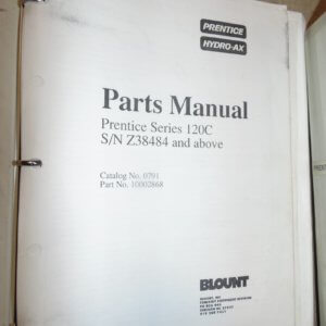 Prentice 120C Parts Manual