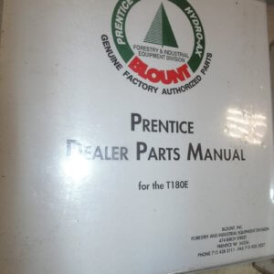 Prentice T180E Parts Manual
