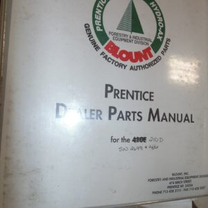 Prentice 210D Parts Manual