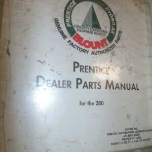 Prentice 280 Parts Manual